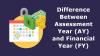 Difference Between Assessment Year (AY) and Financial Year (FY)